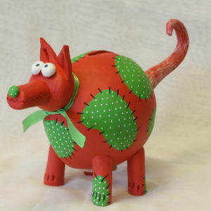 Tirelire artisanale en céramique pièce unique