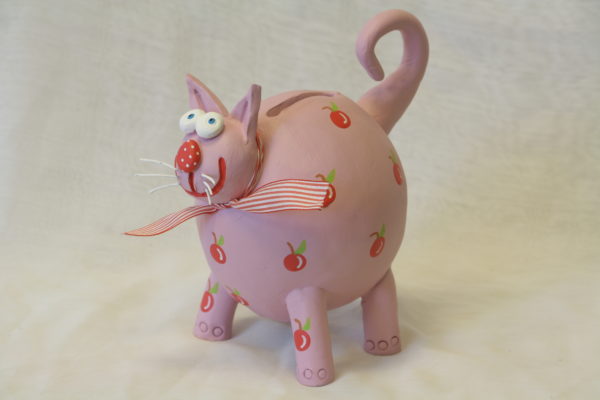 Tirelire artisanale en céramique pièce unique