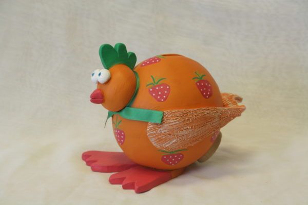 Tirelire artisanale en céramique pièce unique