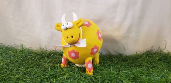 Tirelire vache céramique