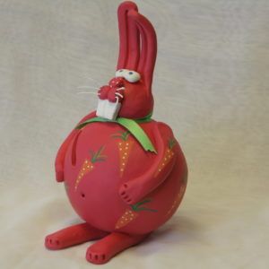 Tirelire artisanale en céramique pièce unique