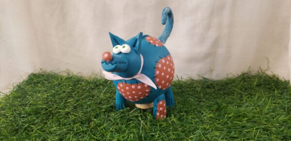 Tirelire loup céramique