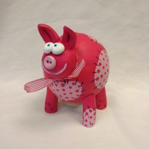 Tirelire artisanale en céramique pièce unique