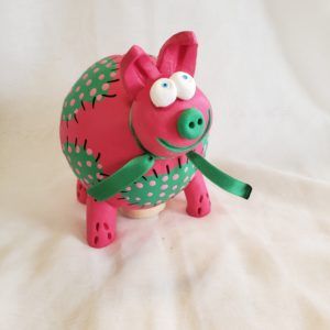 Tirelire cochon rose