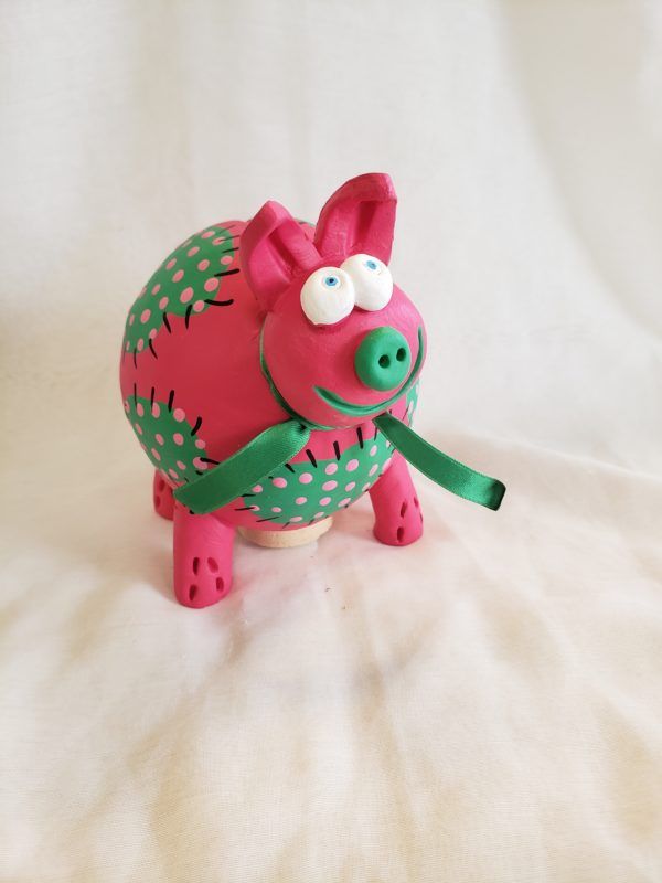 Tirelire cochon rose