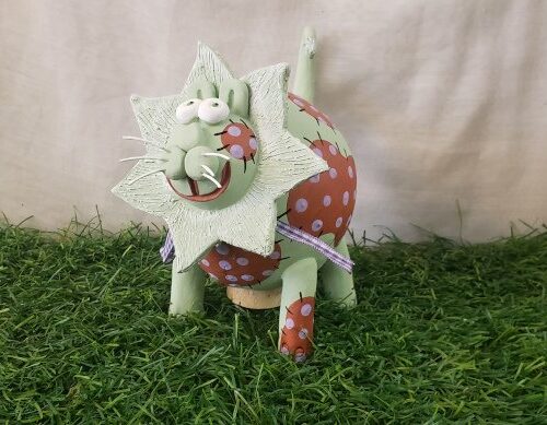 Tirelire lion céramique