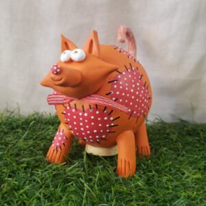 Tirelire renard céramique
