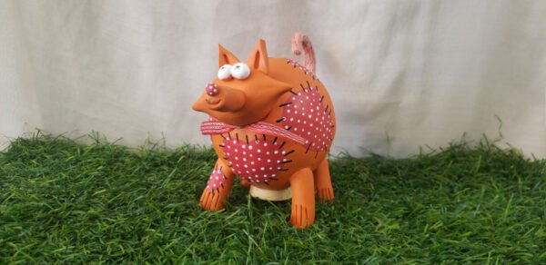 Tirelire renard céramique