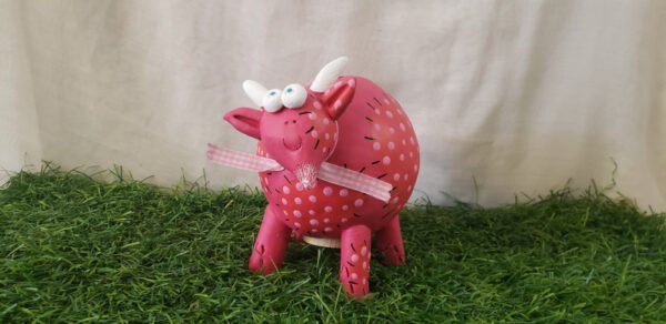 Tirelire chèvre céramique