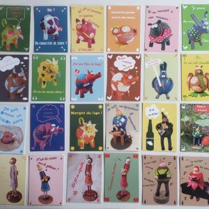 Lot de 24 cartes postales originales