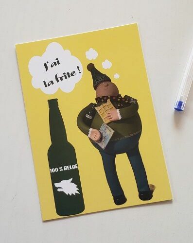 Carte postale Belge céramique