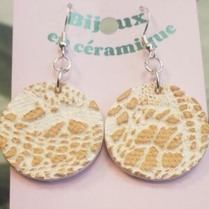 Boucles d'oreilles en céramique