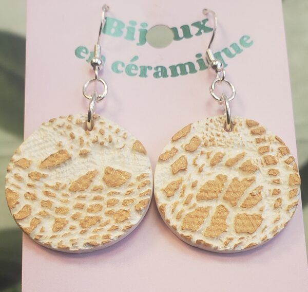 Boucles d'oreilles en céramique