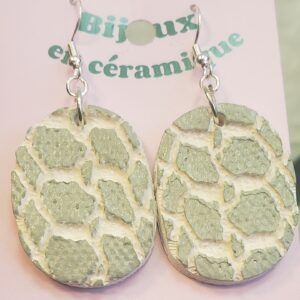 Boucles d'oreilles en céramique
