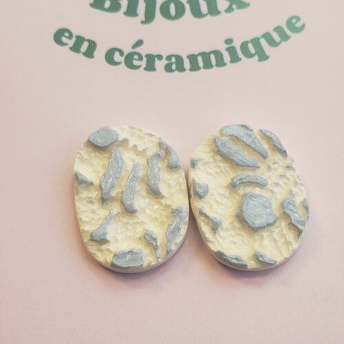 Boucles d'oreilles en céramique