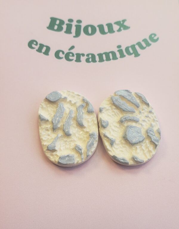 Boucles d'oreilles en céramique
