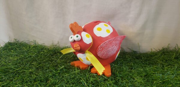 Tirelire poule céramique