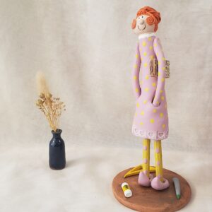 Personnage décoratif céramique