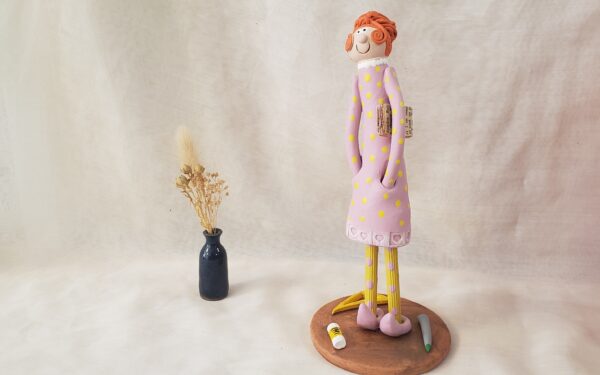 Personnage décoratif céramique