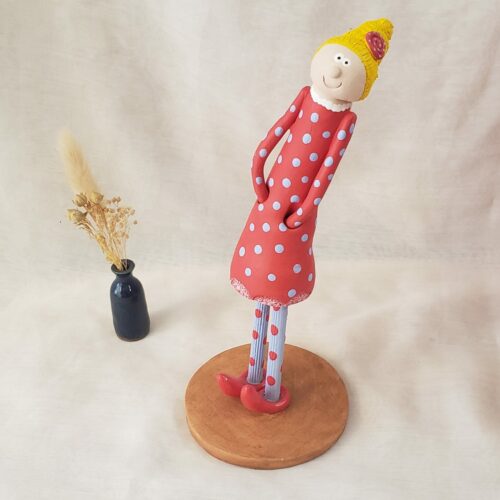 Personnage décoratif céramique