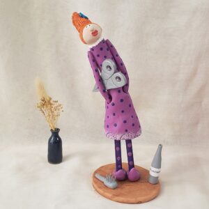 Personnage décoratif céramique
