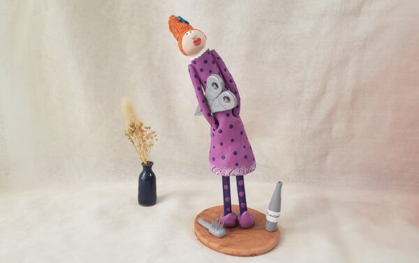 Personnage décoratif céramique