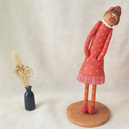 Personnage décoratif céramique