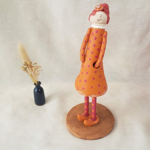 Personnage décoratif céramique