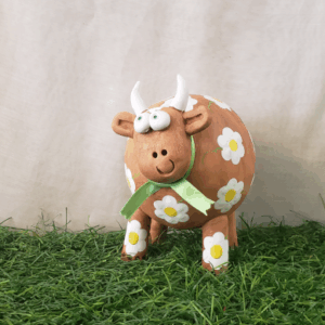Vache décorative céramique