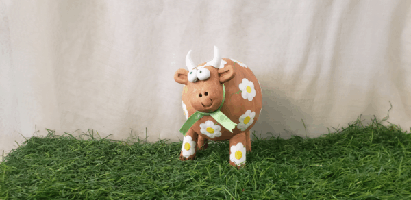 Vache décorative céramique