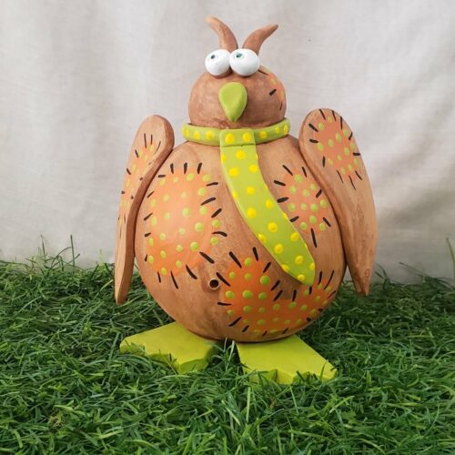 Chouette céramique décorative